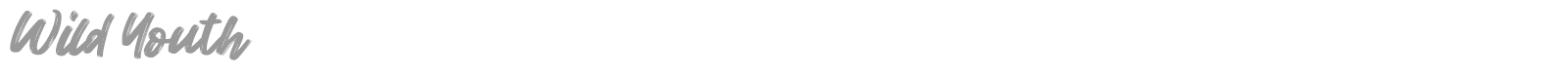 Wild Youth font preview